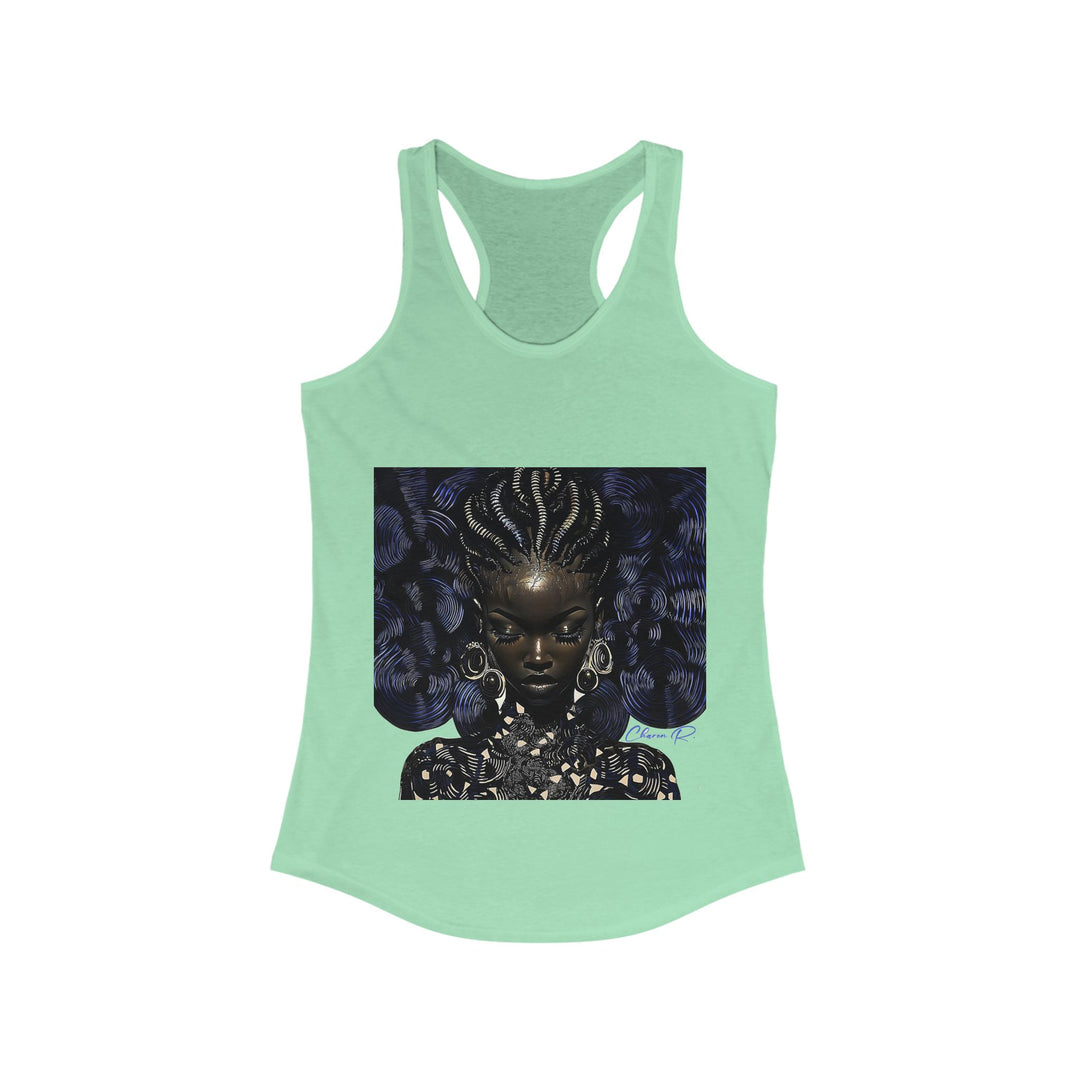 Divine Echoes Glam Racerback Tee