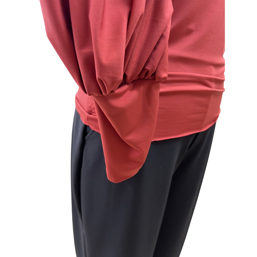 Kara Dolman Drama Sleeve Top | Grey Out