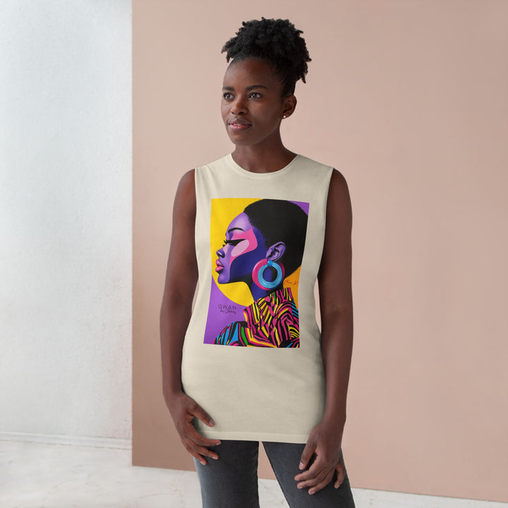 Crowned In Color | Radiant Glam Tank Tee