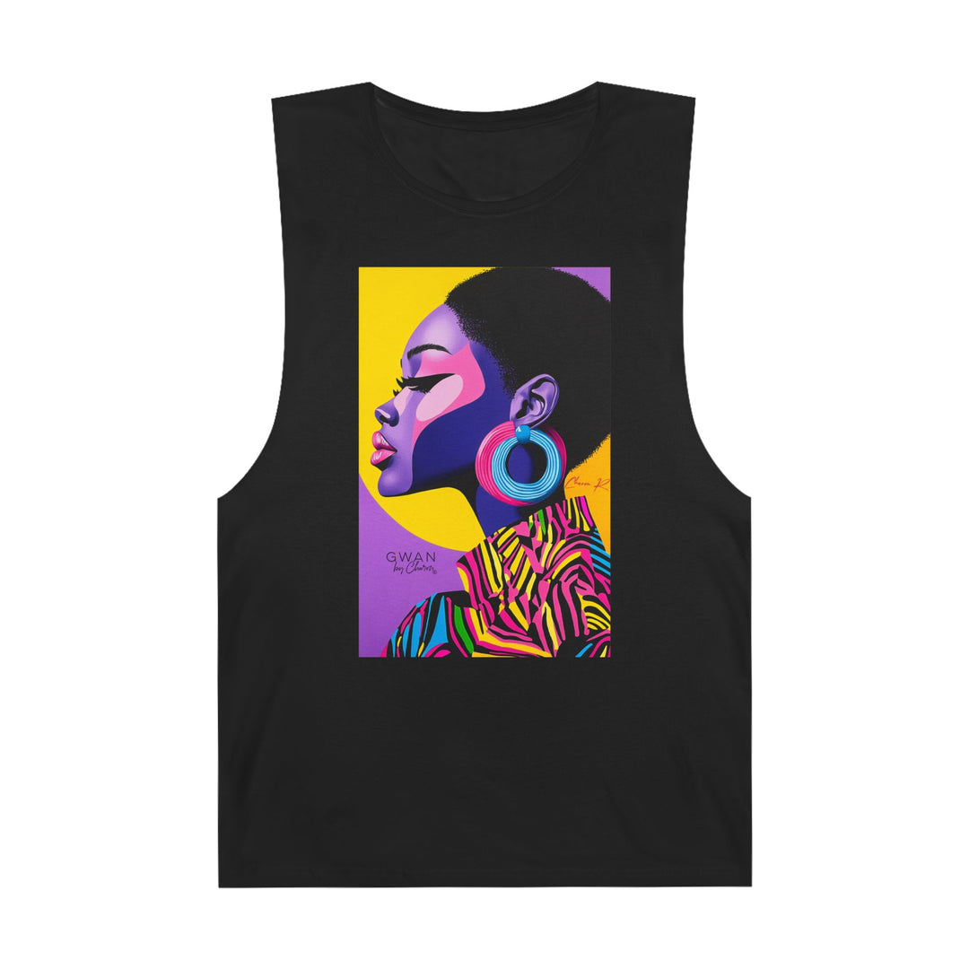 Crowned In Color | Radiant Glam Tank Tee
