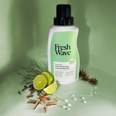 Fresh Wave Odor Removing Laundry Booster, 24 fl. Oz. | Laundry Scent Booster | Safer Odor Relief | Natural Plant-Based Odor Eliminator | Pet Bedding, Activewear, Blankets, Clothes & Fabrics