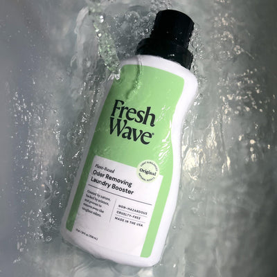 Fresh Wave Odor Removing Laundry Booster, 24 fl. Oz. | Laundry Scent Booster | Safer Odor Relief | Natural Plant-Based Odor Eliminator | Pet Bedding, Activewear, Blankets, Clothes & Fabrics