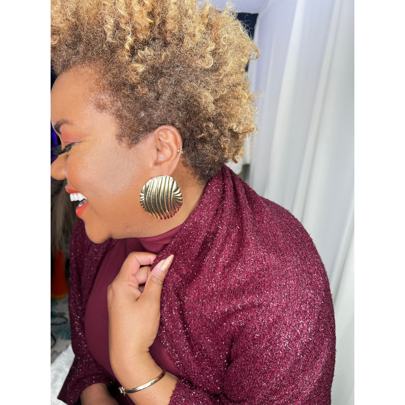 Whisper Studs | Enchanted Leopard Chestnut - G'wan by Charon