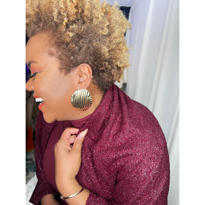 Whisper Studs | Enchanted Leopard Chestnut - G'wan by Charon