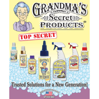 Grandma's Secret Spot Remover Laundry Spray - Chlorine, Bleach and Toxin-Free for Clothes - Fabric Stain Remover Removes Oil, Paint, Blood and Pet Stains - 16 oz & 2 oz Combo, DuoPack