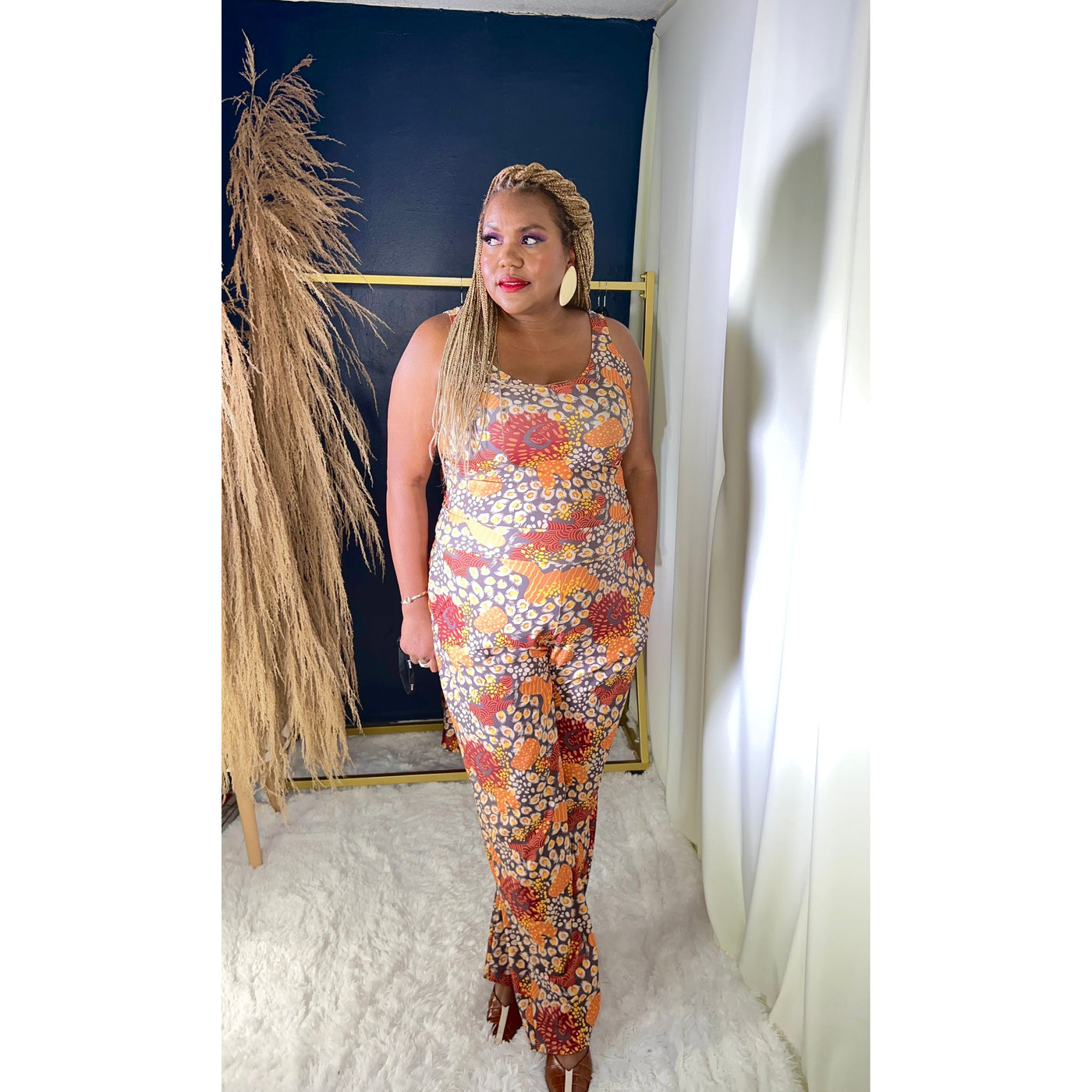 Fin Tank Top |  Enchanted Leopard Chestnut - G'wan by Charon