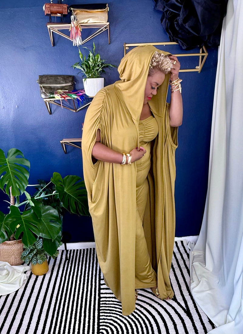 Fade Hoody Vest| MossWood