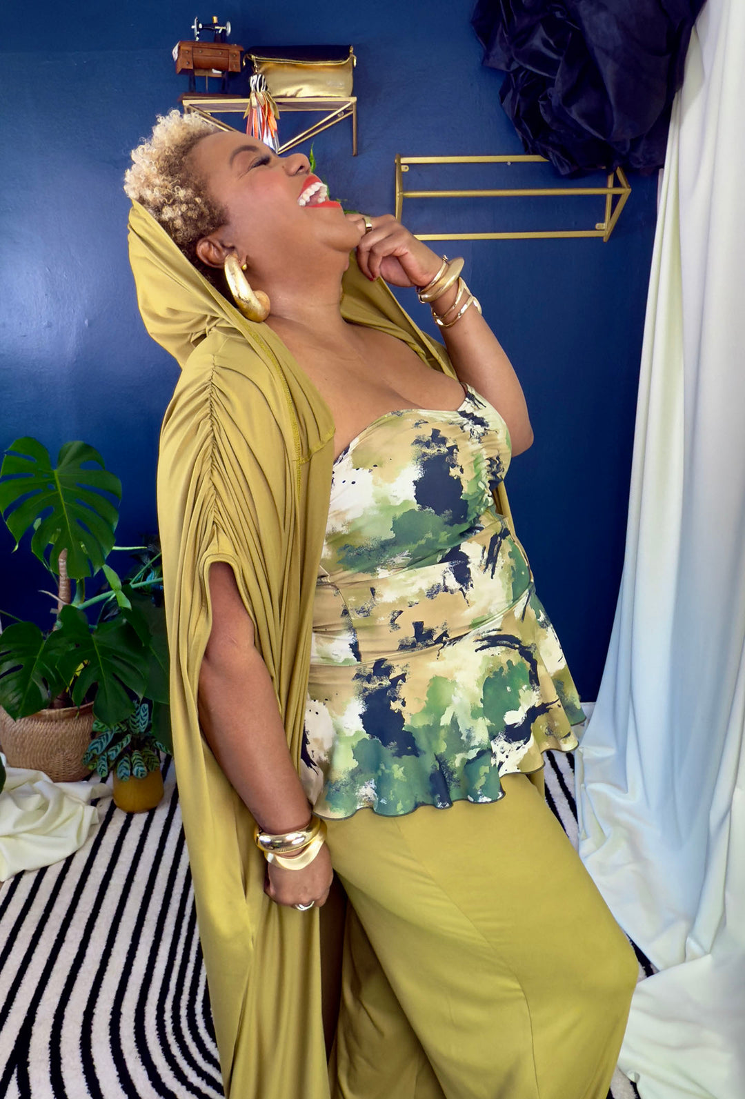 Fade Hoody Vest| MossWood