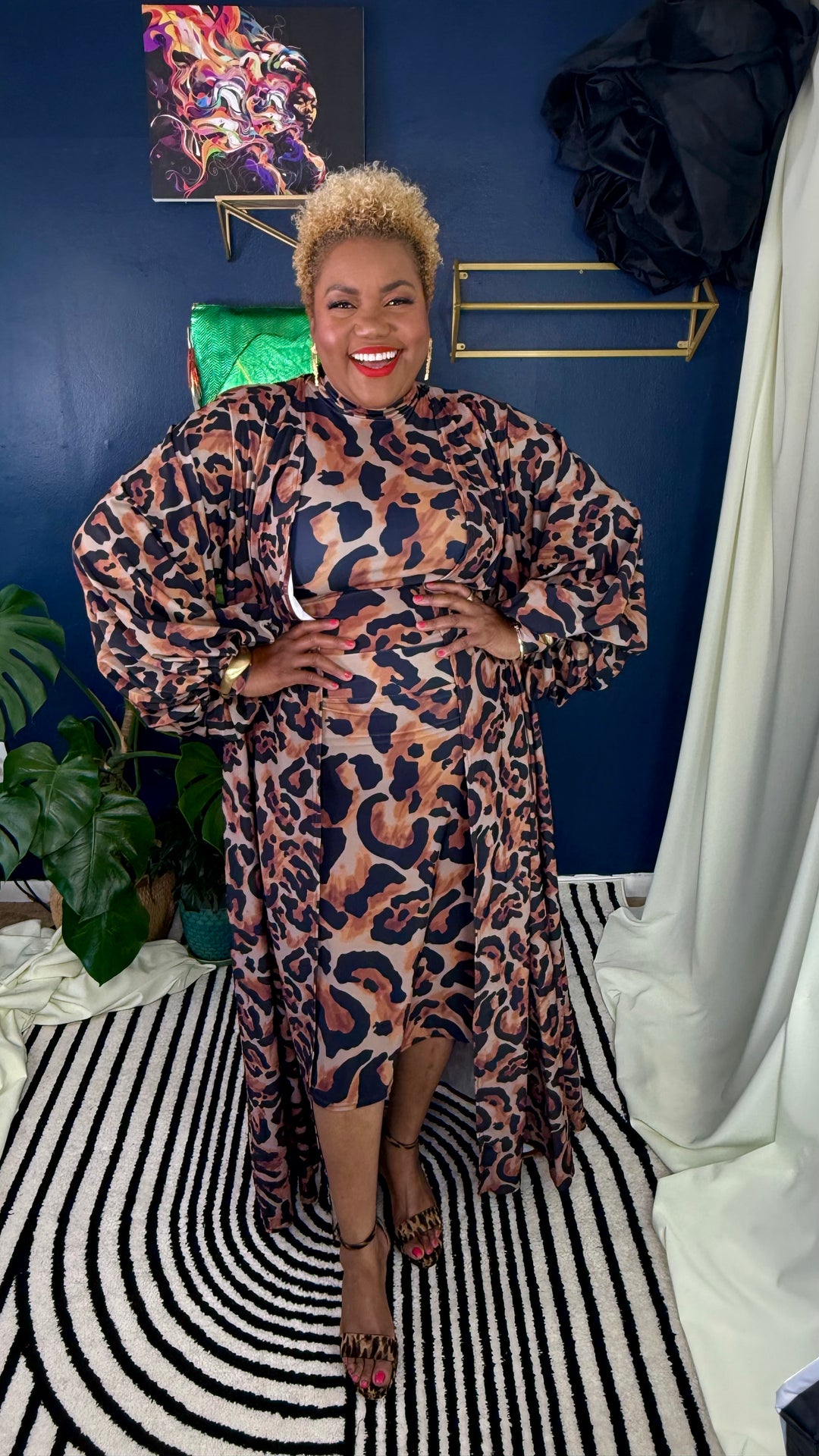 Cova Duster | Untamed Leopard Collection