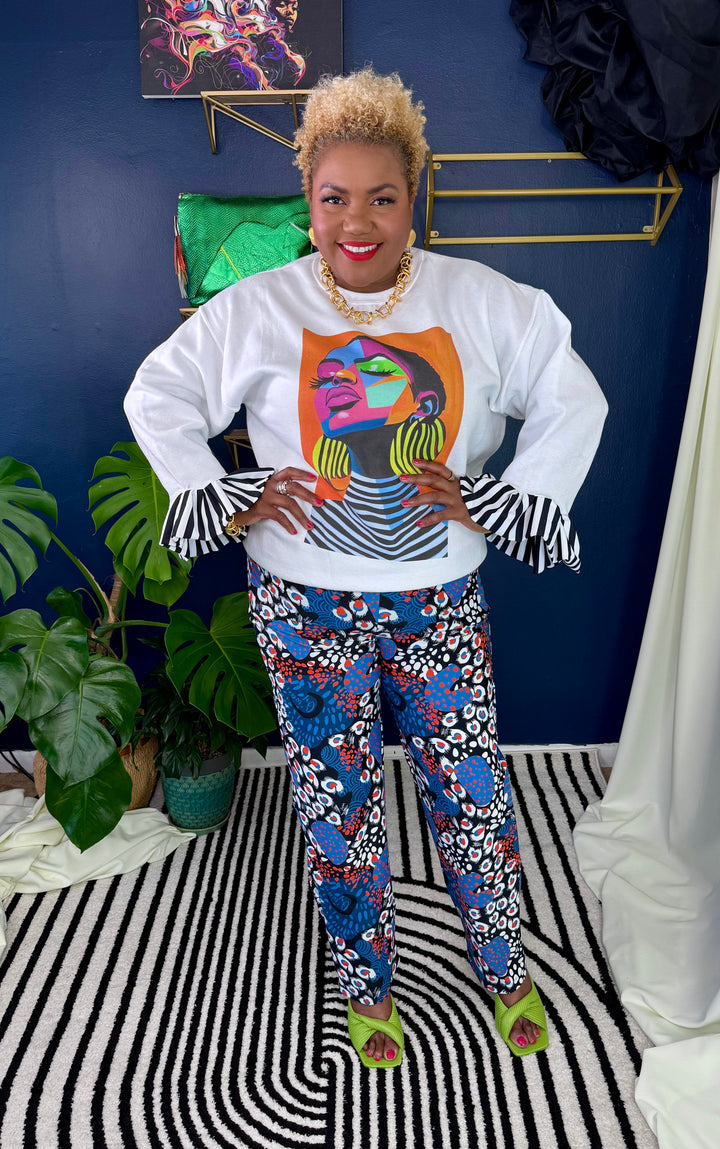 Payton Glam Sweatshirt |White