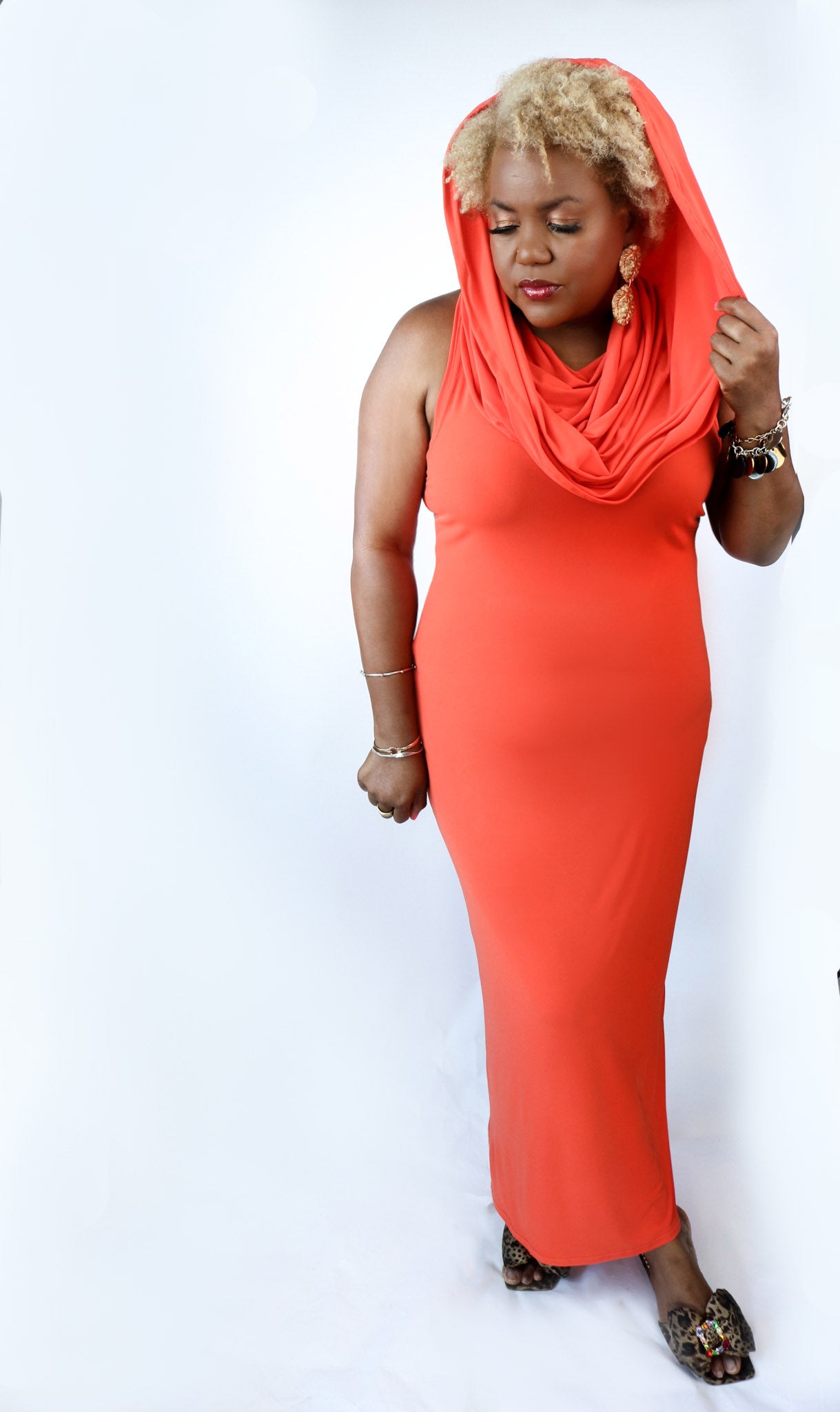 Grace Infinity Frock| Sunny Orange