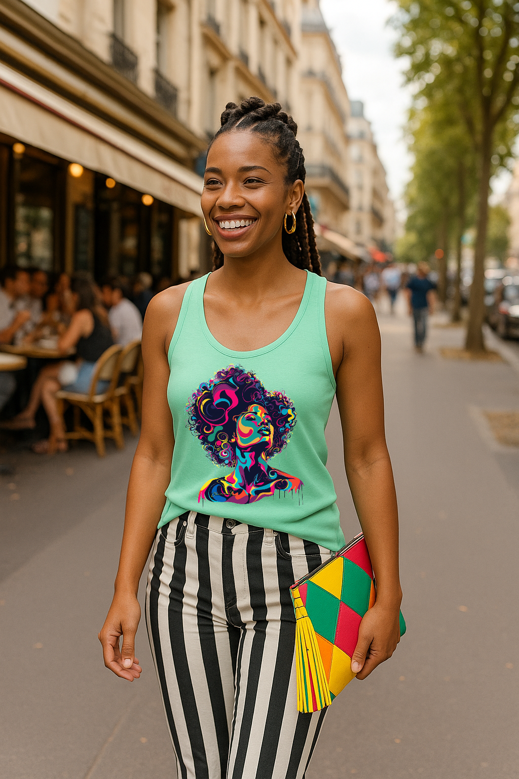 Unbound Glam Racerback Tee