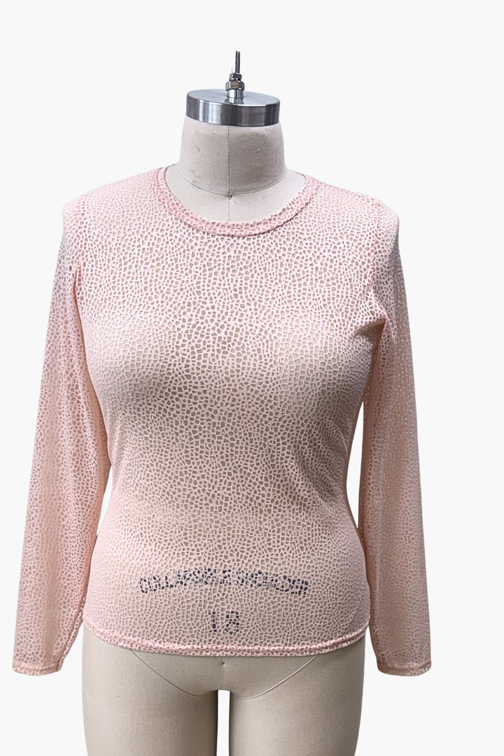 Nolan Crew Neck |  Cracked Ice | Bellini