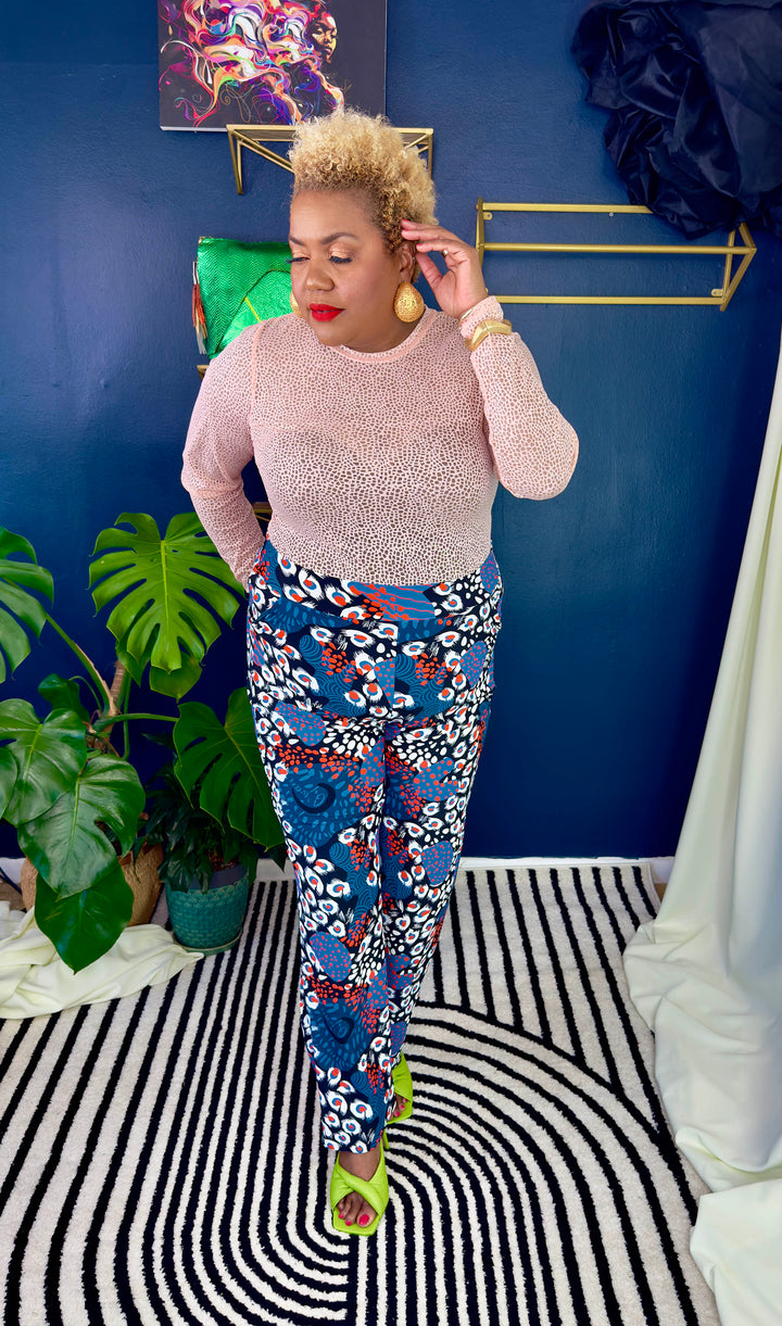 Nolan Crew Neck |  Cracked Ice | Bellini