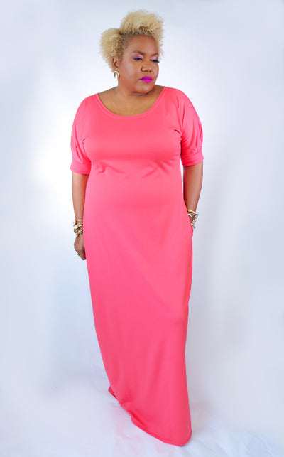 Zale Maxi Frock |  Coral