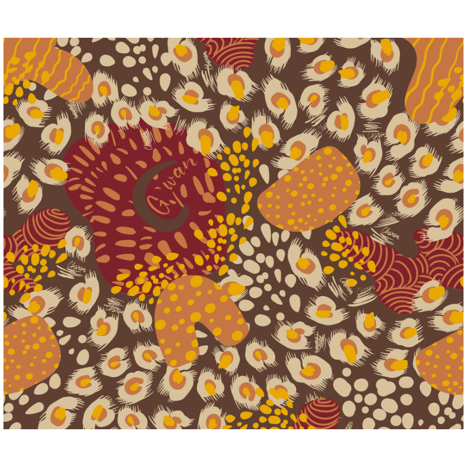 Fin Tank Top |  Enchated Leopard Chestnut |GCC - G'wan by Charon