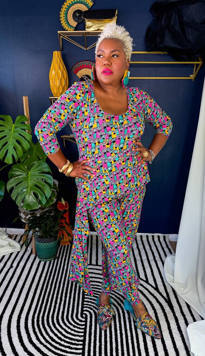 Billie Jean Glam Sweats |Serengeti Collection |Mombasa
