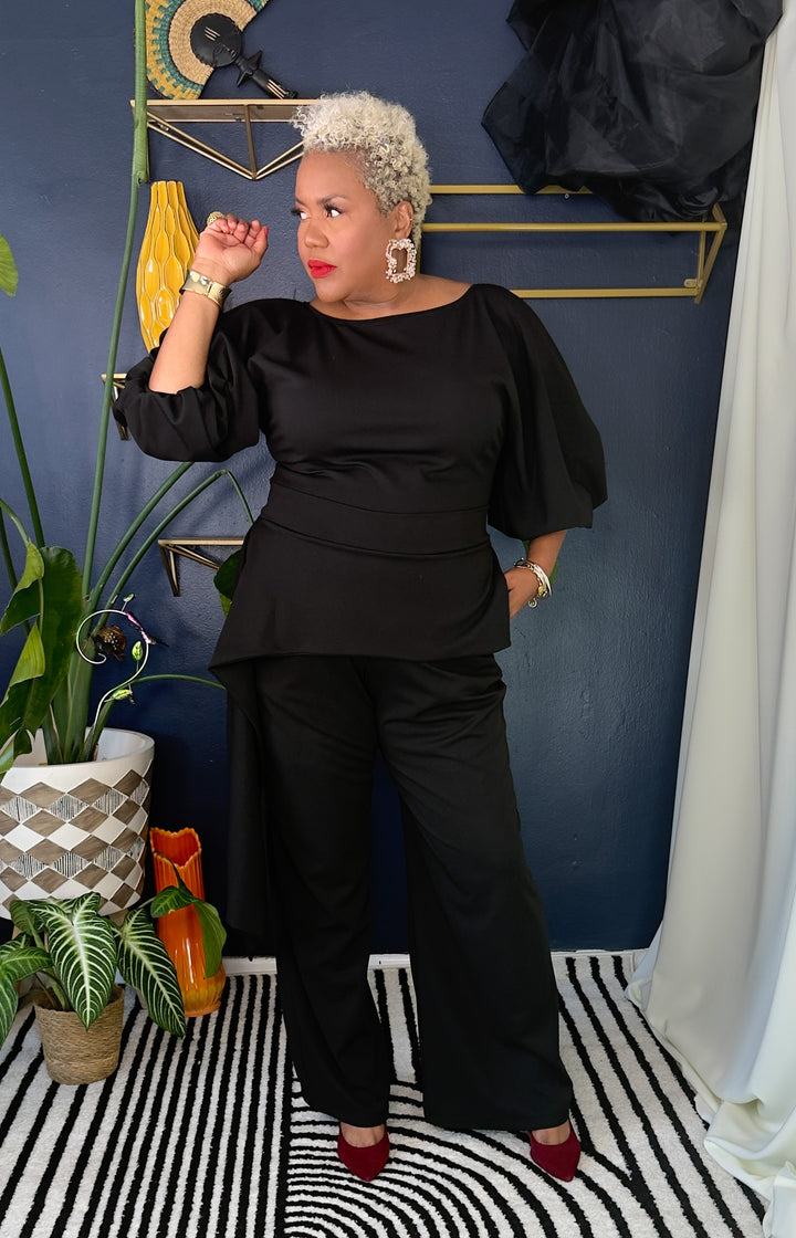 Monroe Top |Serengeti Collection | BLACK