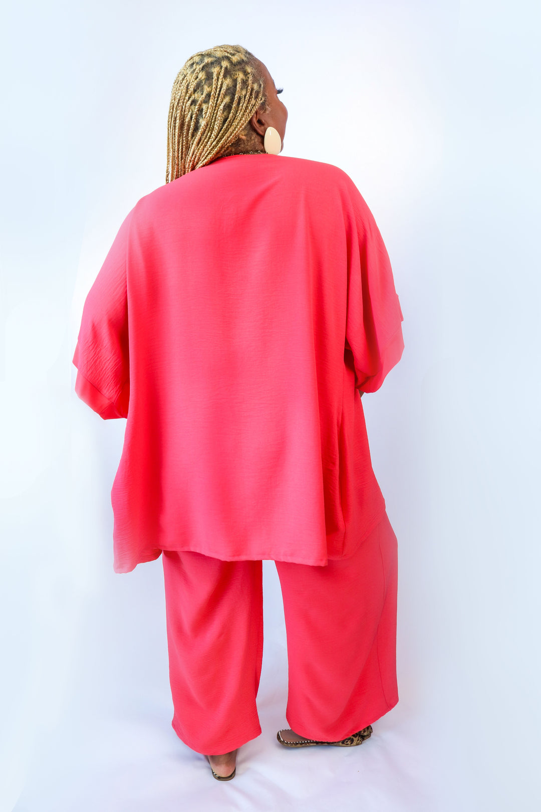 Penelope Palazzo Pant  |Coral