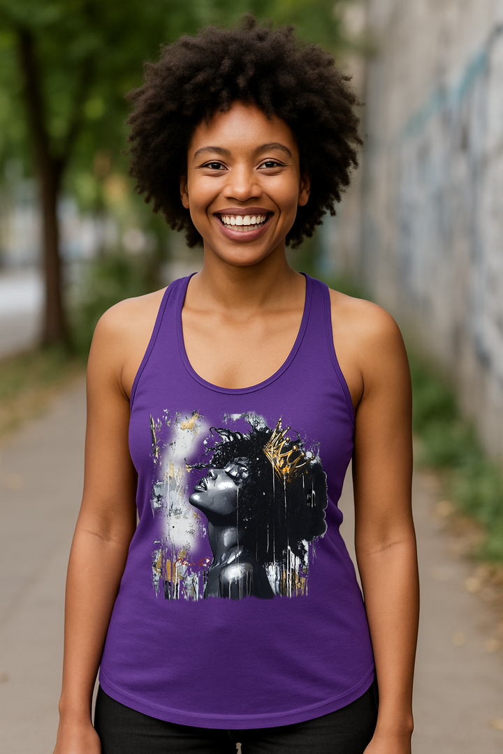 Unbreakable Bloom Racerback Glam Tee