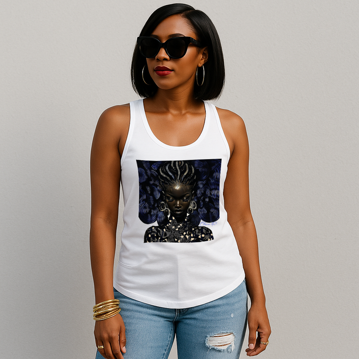 Divine Echoes Glam Racerback Tee
