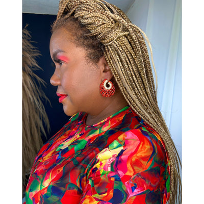 Scarlet Swirl Studss|  Lover of Me Collection - G'wan by Charon