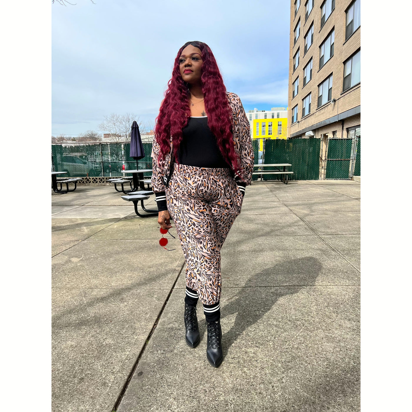 Allegra Jogger Pants | Fierce Leopard - G'wan by Charon